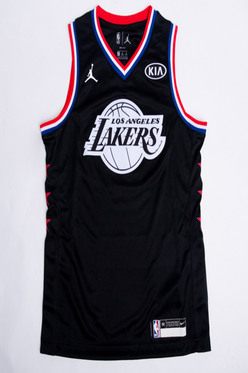 NIKE AIR JORDAN NBA ALL STAR WEEKEND 2019 LEBRON JAMES AUTHENTIC JERSEY  BLACK for £160.00