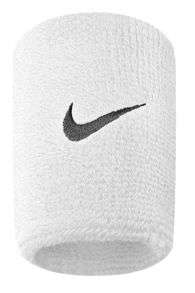 NIKE SWOOSH WRISTBAND WHITE | Stateside Sports