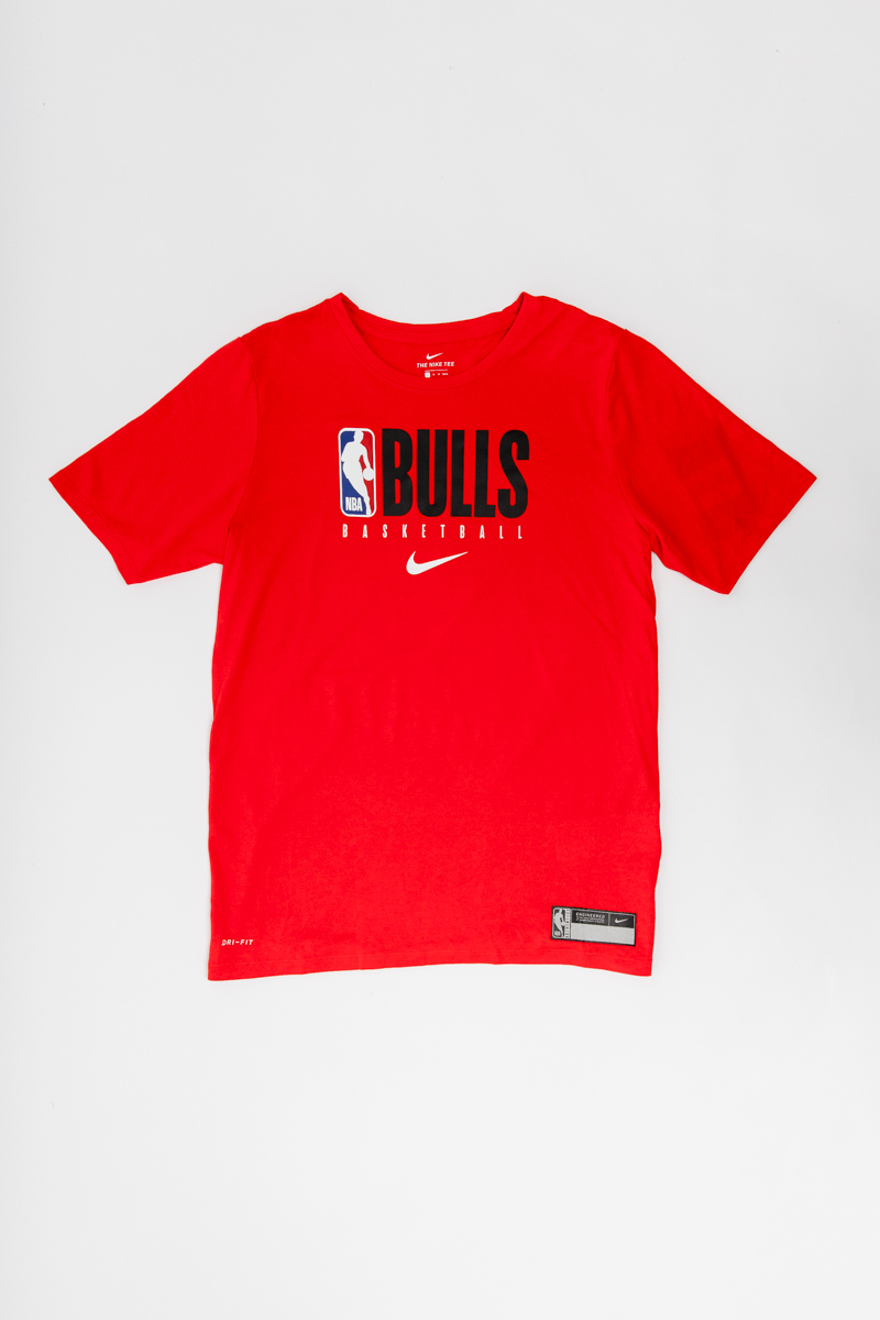 NBA Chicgo Bulls Kids' T - Shirt Red EZ2B7SBNH - Basketball