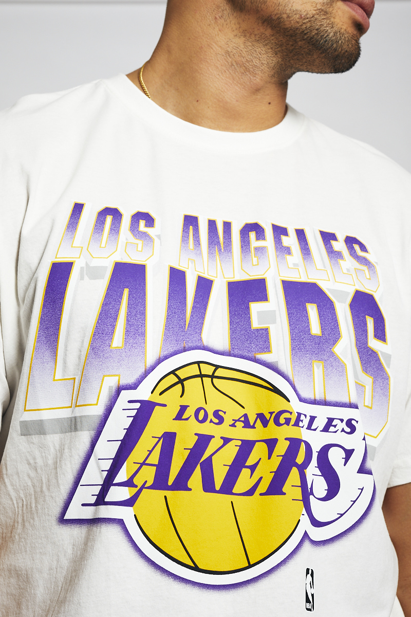 Los Angeles Lakers Vintage 90's Block Blur Tee Unisex