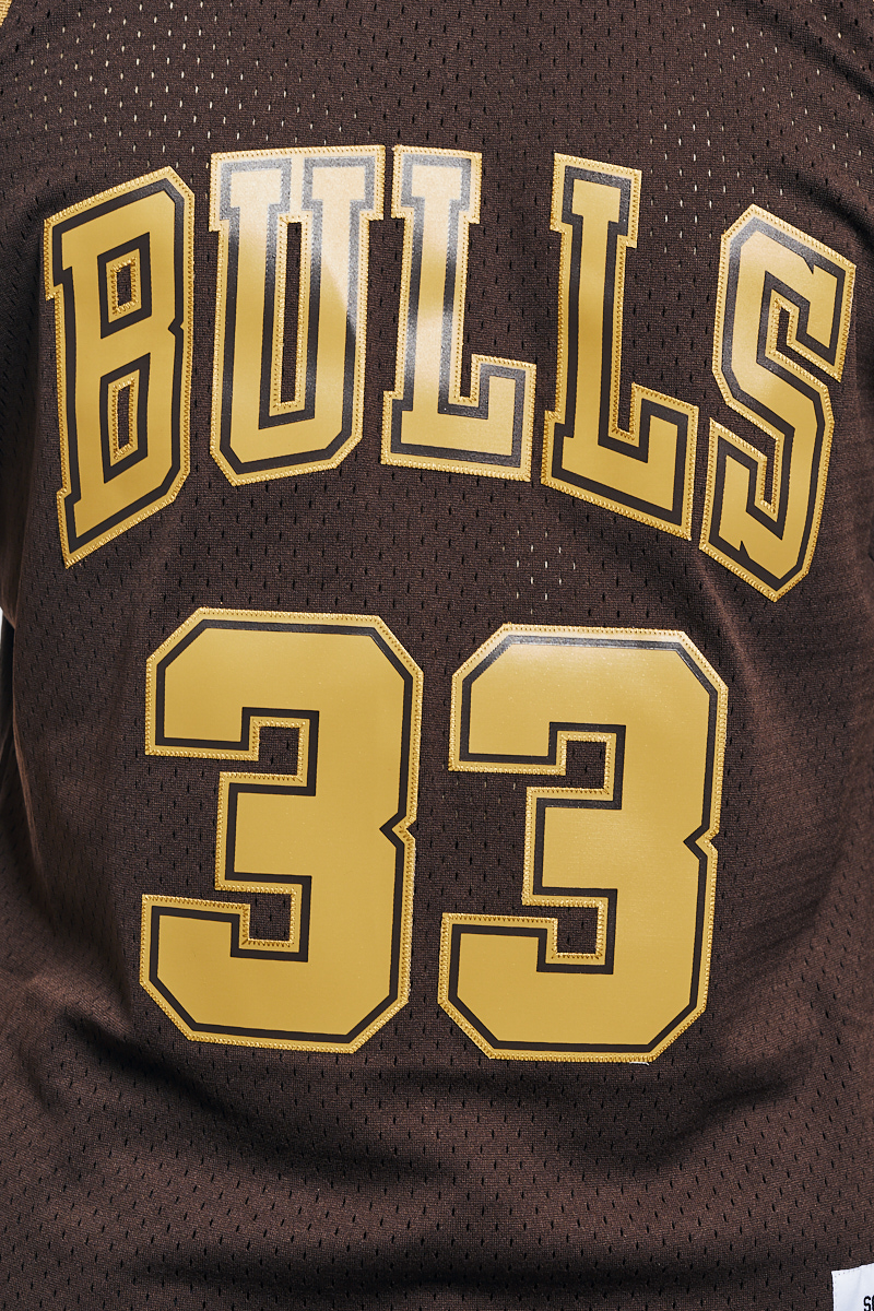 NBA Chicago Bulls Scottie Pippen #33 Lux Swingman Jersey Mitchell