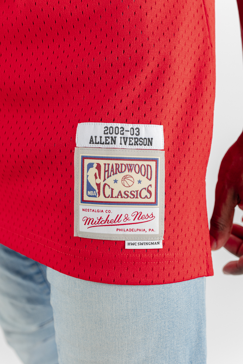 Allen Iverson Philadelphia 76ers Mitchell and Ness 02-03 Swingman