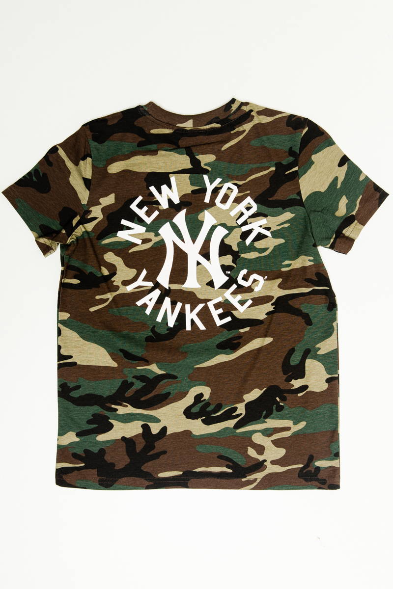 NEW YORK YANKEES FASDEN TSHIRT BABY/TODDLER/YOUTH SIZES CAMO