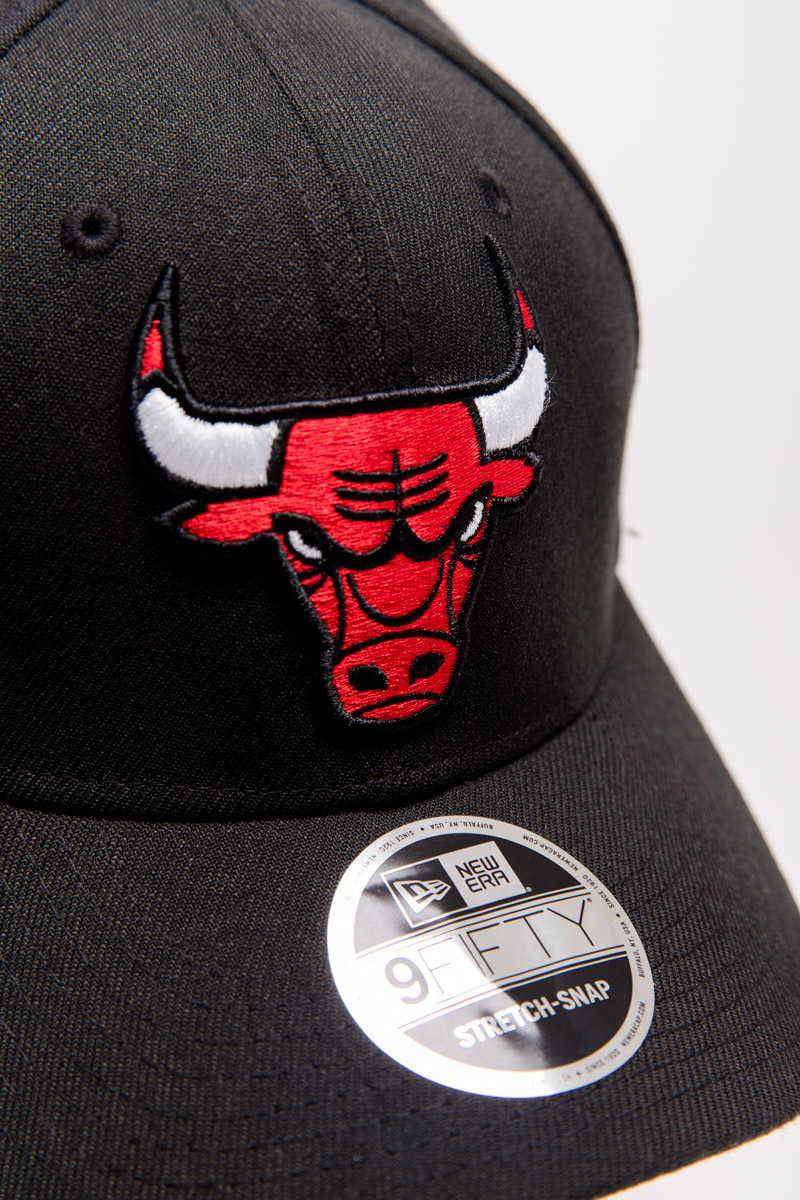 Chicago Bulls Classic Red Stretch-Snap 9FIFTY in Black | Stateside Sports