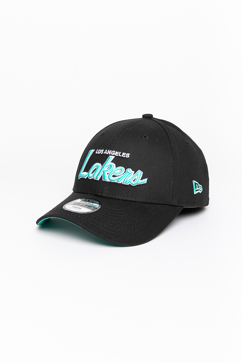 LA Lakers Turquoise Kids 9Forty A-Frame Snapback Stateside Sports