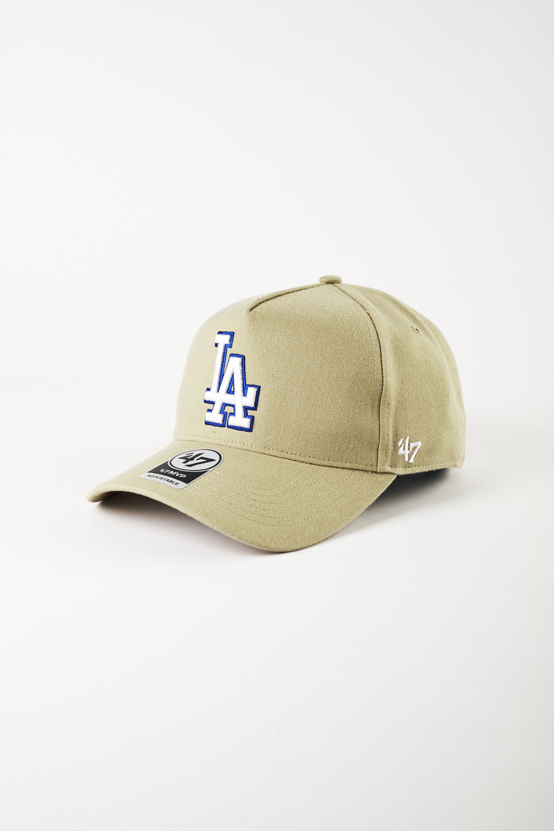 47 Brand LA Dodgers Hat Old Gold 47 MVP DT Curved Snapback 