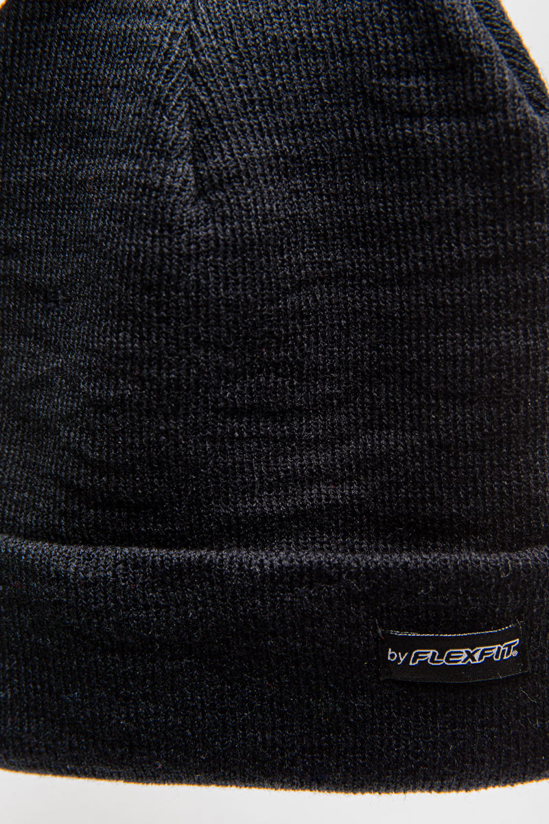 Flexfit Blank Knit Beanie- Black | Stateside Sports