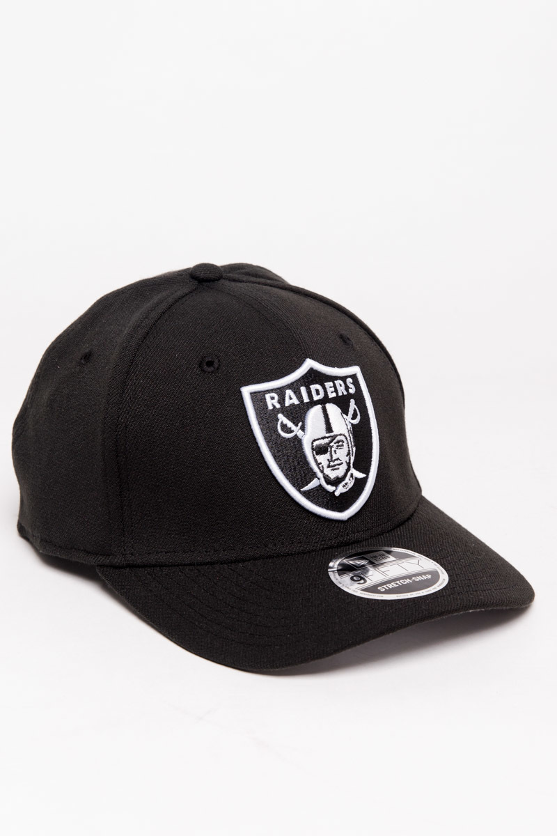 OAKLAND RAIDERS STRETCHSNAP 9FIFTY SNAPBACK BLACK Stateside Sports