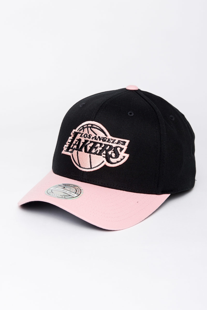 pink lakers snapback