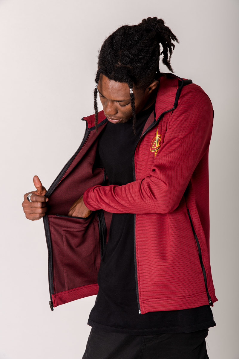CLEVELAND CAVALIERS NIKE THERMA FLEX SHOWTIME HOODIE (OFFICIAL NBA