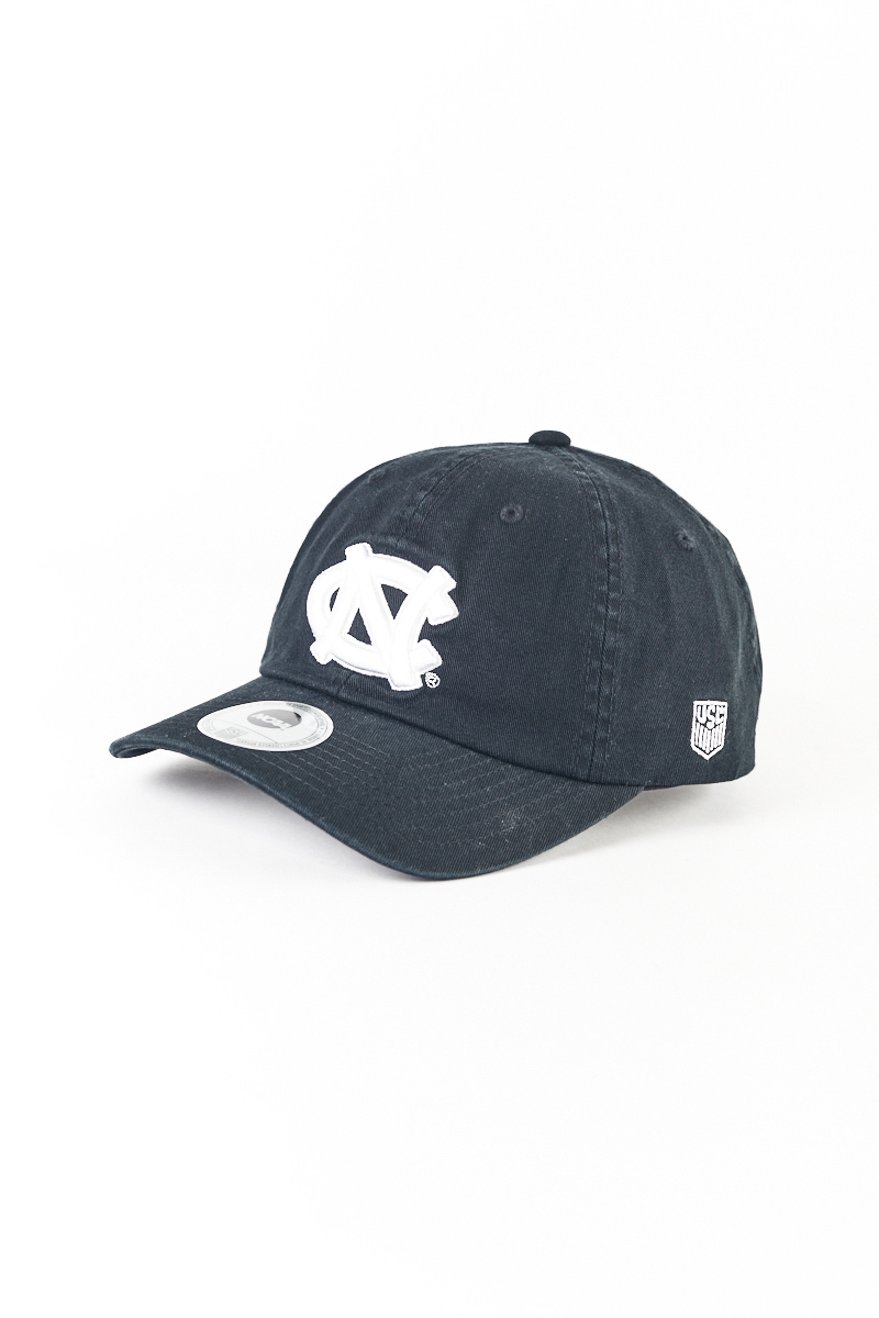 NCAA UNC Wordmark Dad Hat in Black/White | Stateside Sports