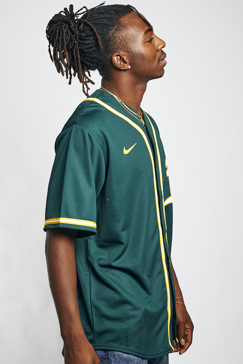 Oakland Athletics Official 2021 MLB Jersey in Green