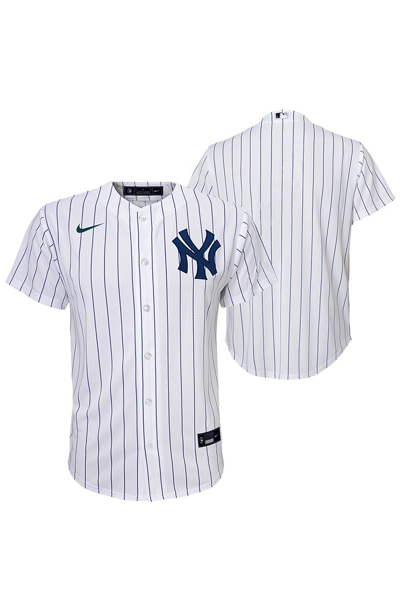 Youth Yankees Official 2020 MLB Replica Jersey in White Stateside Sports