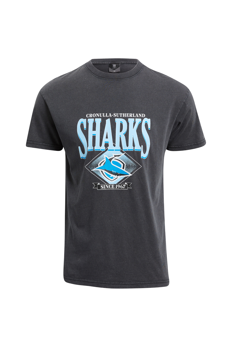 Cronulla Sharks Washed NRL Tee Stateside Sports