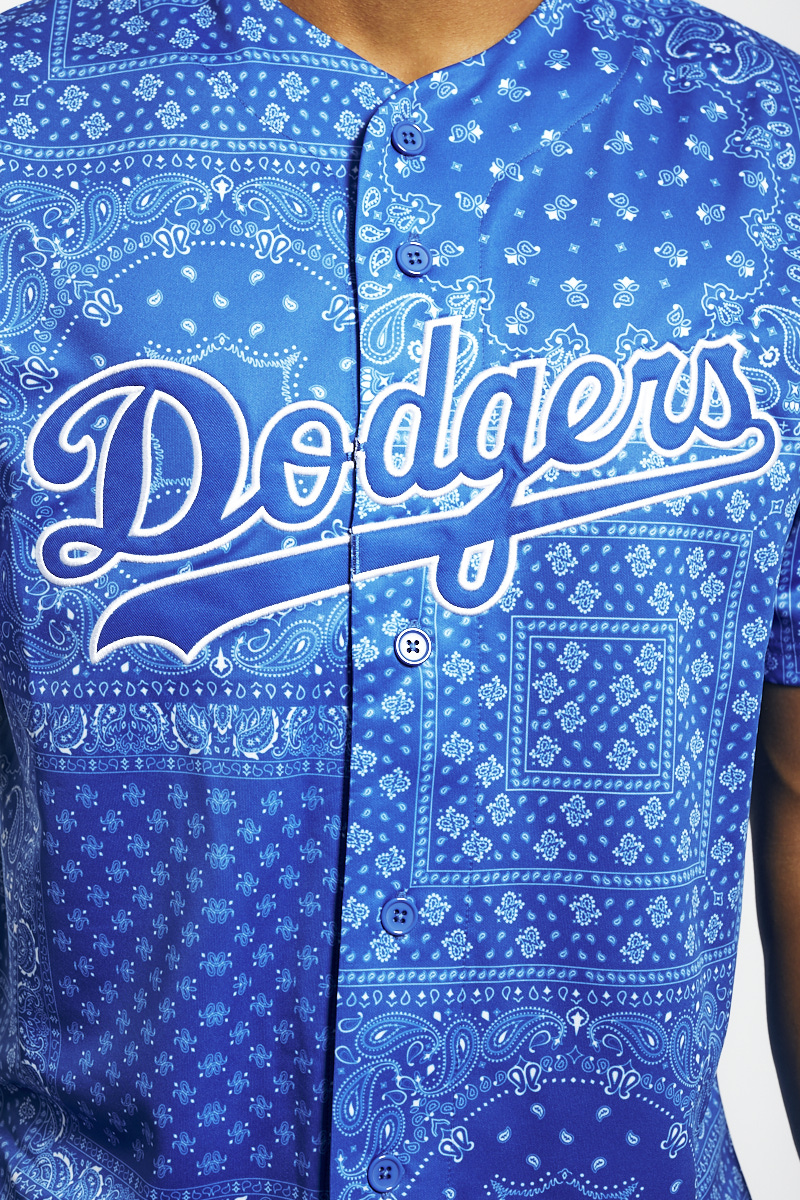 Majestic Athletic Los Angeles Dodgers Bandana Paisley Crewneck