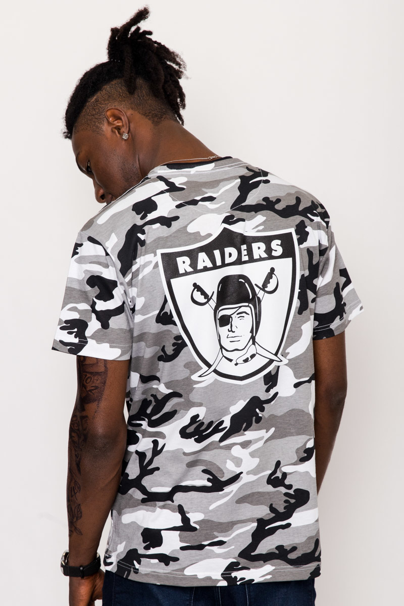 Oakland raiders 2025 camo shirt