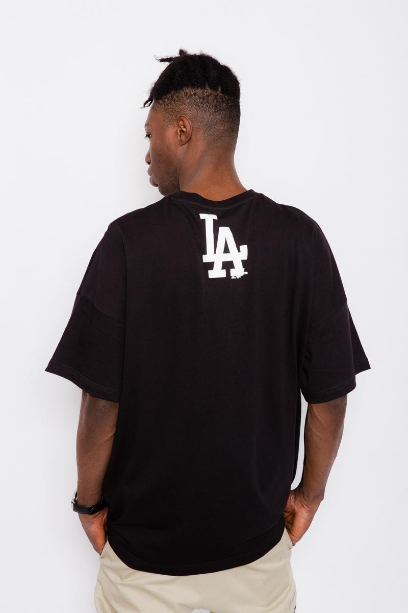 LOS ANGELES DODGERS MAJESTIC RANSTEAD OVERSIZED T-SHIRT- MENS BLACK