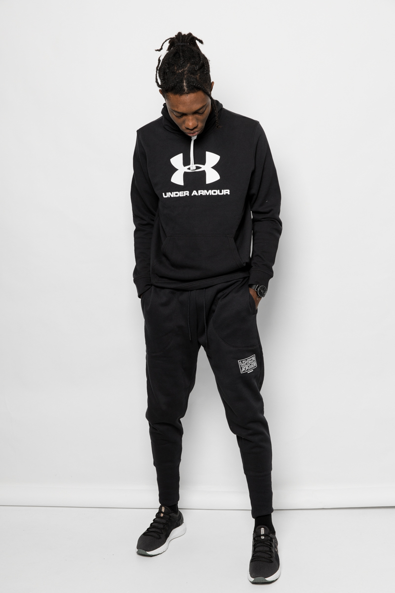 UNDER ARMOUR BASELINE FLEECE JOGGER TRACKPANTS MENS BLACK Stateside Sports