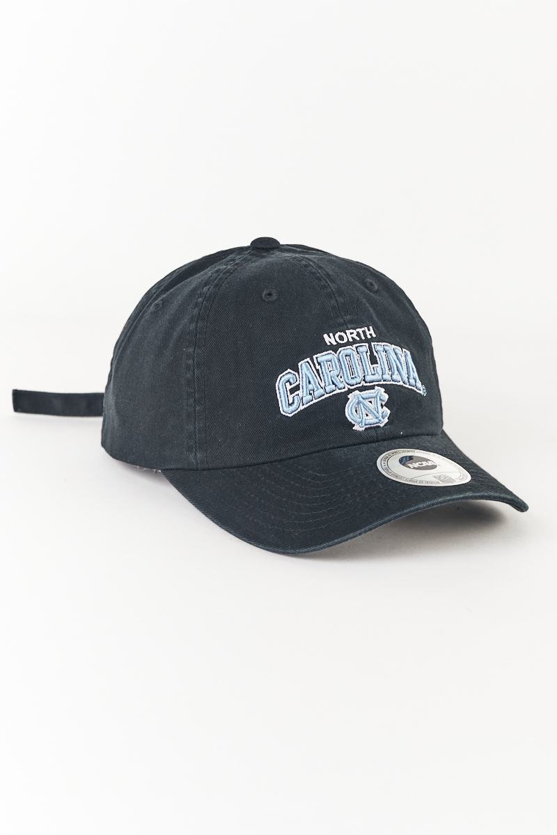 NCAA UNC Wordmark Dad Hat in Black | Stateside Sports