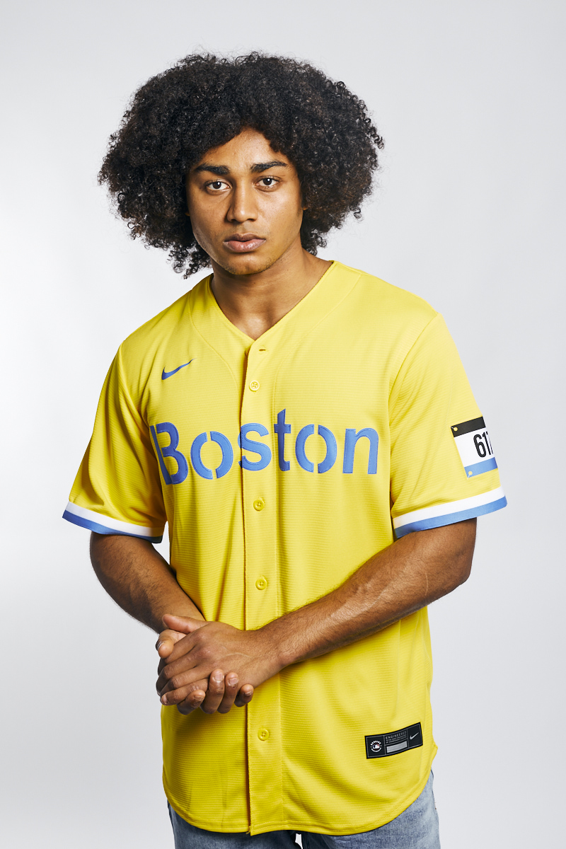 Nike MLB Boston Red Sox Official Replica Jersey City Connect Yellow