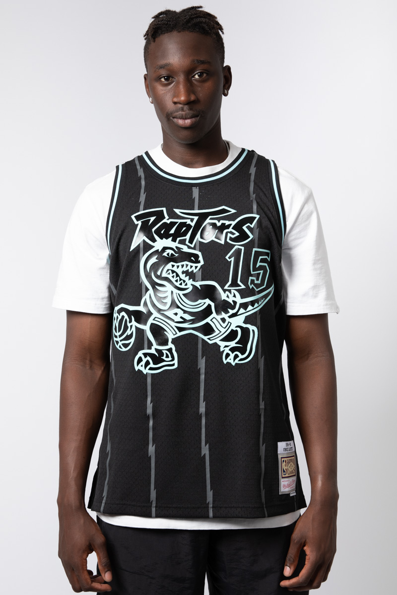 Black shop raptors jersey