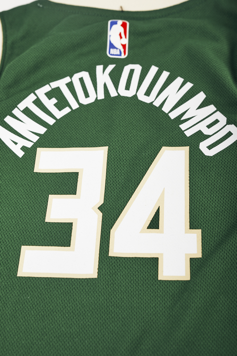 Giannis Antetokounmpo Milwaukee Bucks NBA Toddler Boys 2-4 Green Icon Edition Player Jersey