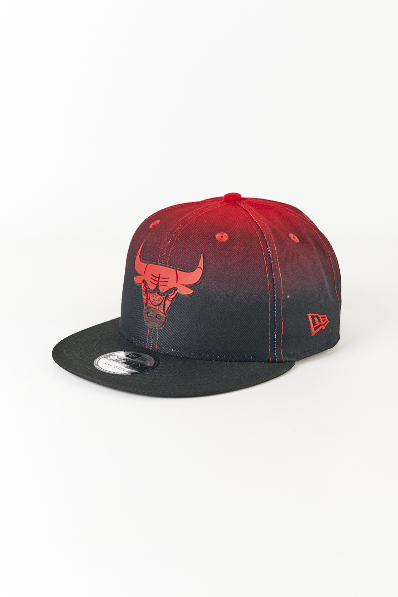 red suede bulls hat