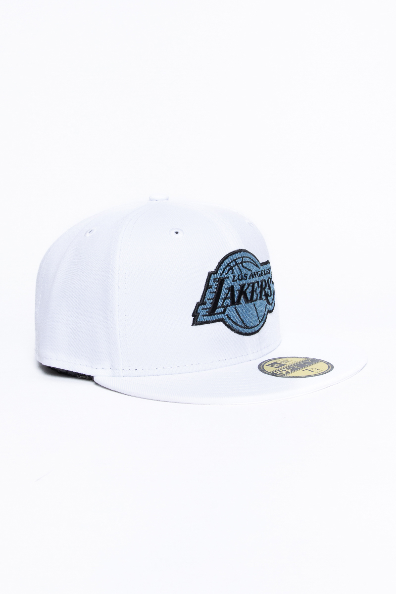 All white lakers store hat