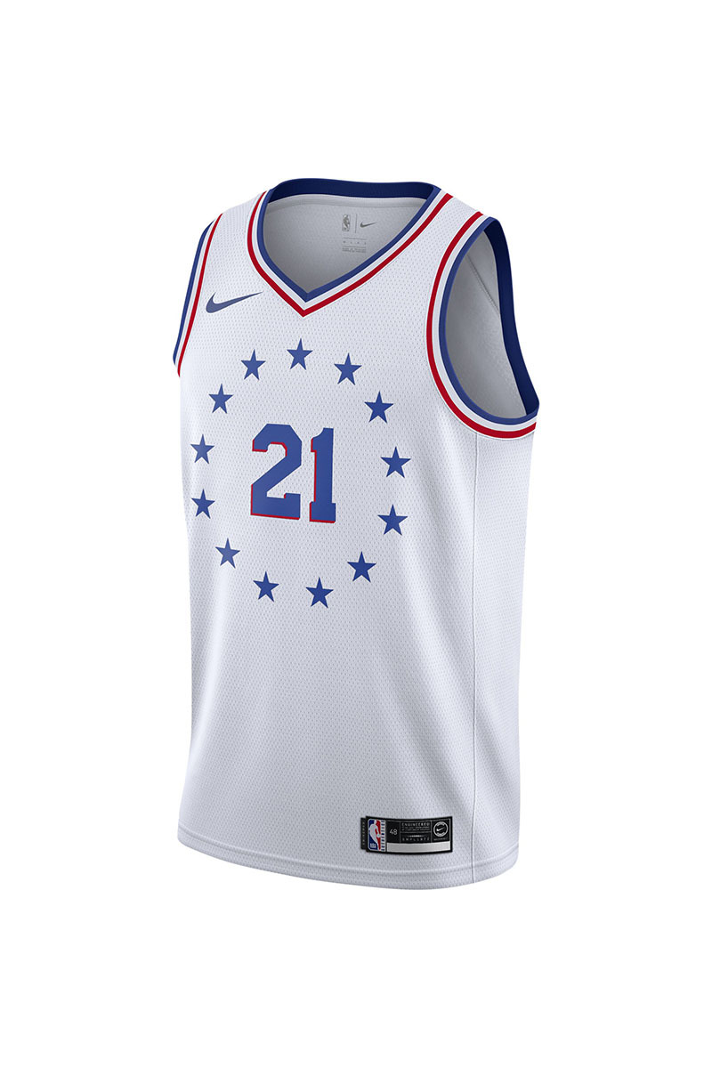 76ers jersey white