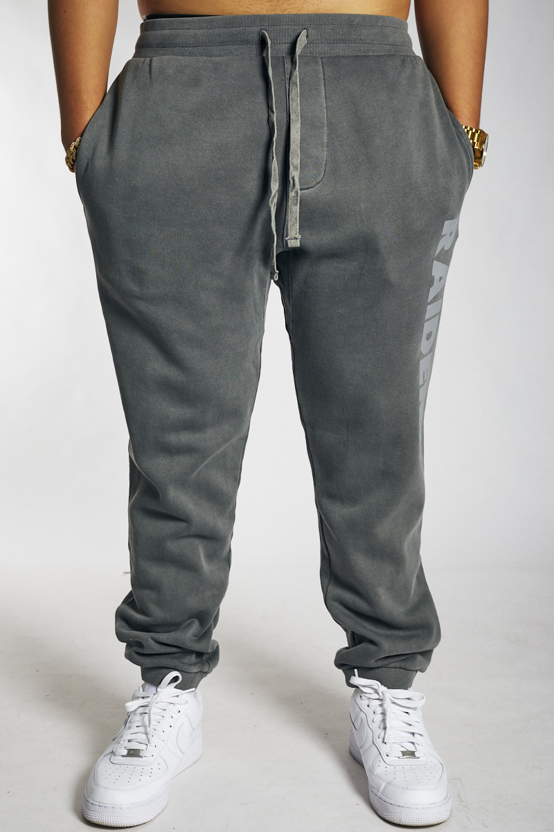 Las Vegas Raiders Tommy Hilfiger Dale Space Dye Pants - Gray