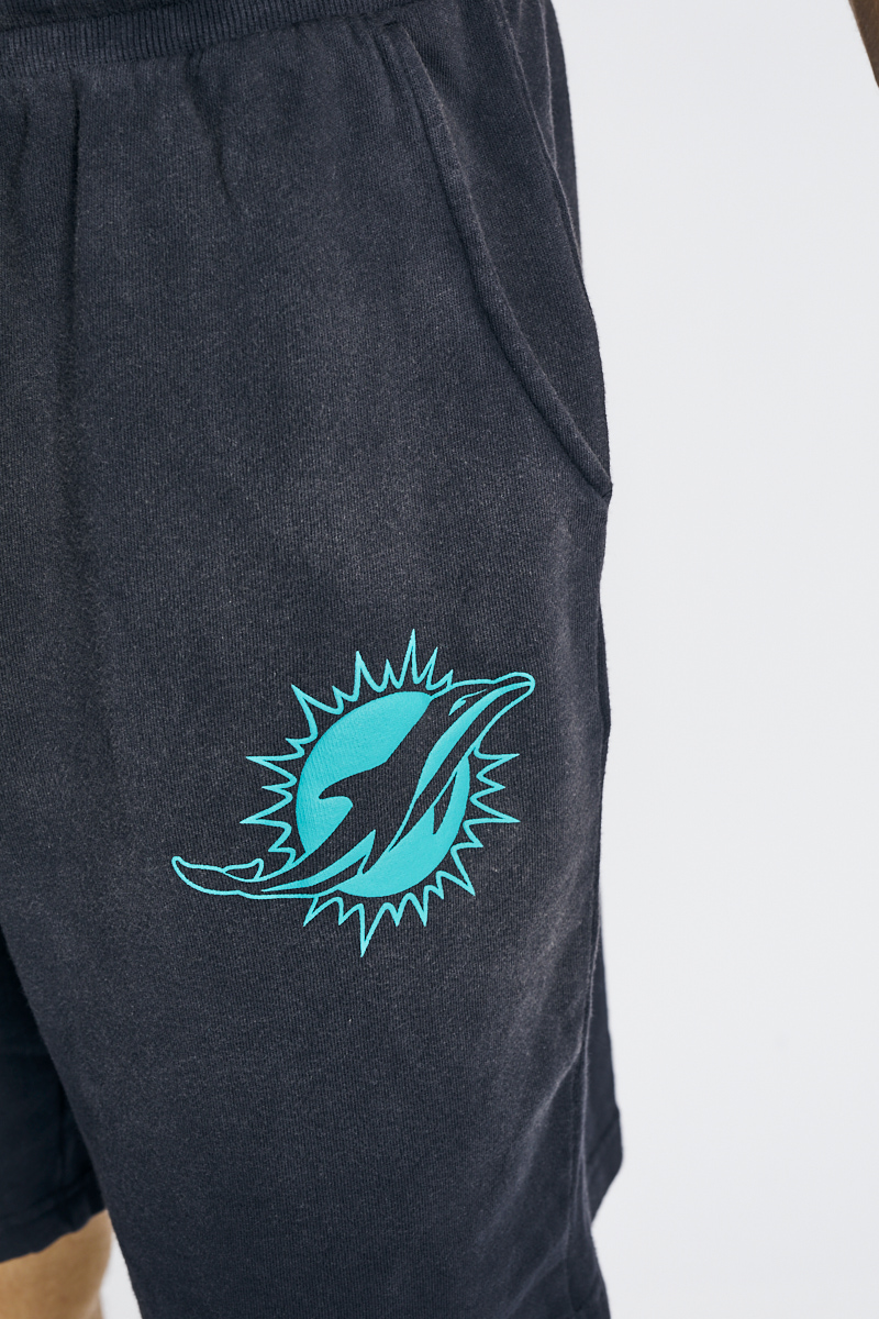 Miami Dolphins NFL Mens Gray Woven Shorts