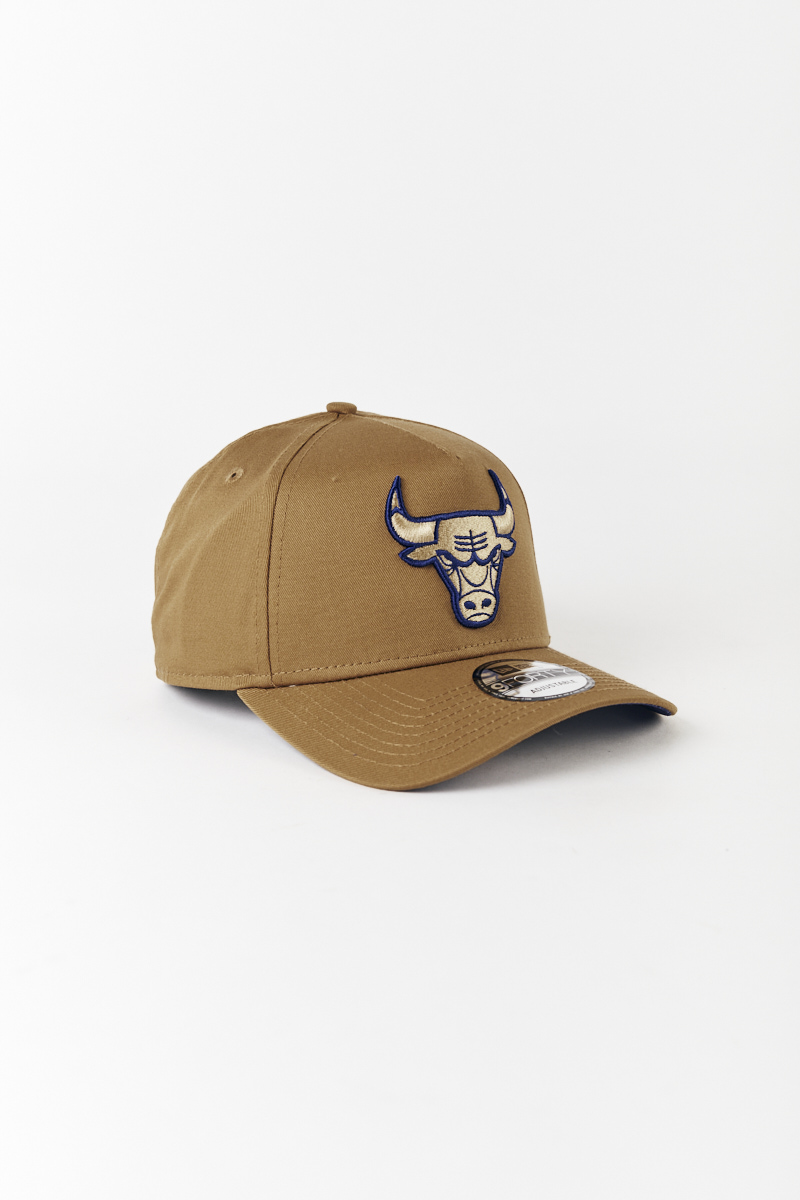 Chicago Bulls 9FORTY A-Frame in Wheat/Navy | Stateside Sports