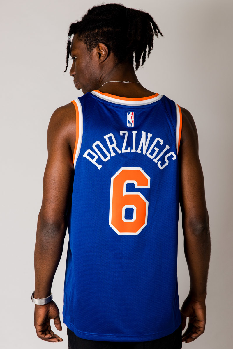 Nike Kristaps Porzingis New York Knicks Nba Swingman Jersey