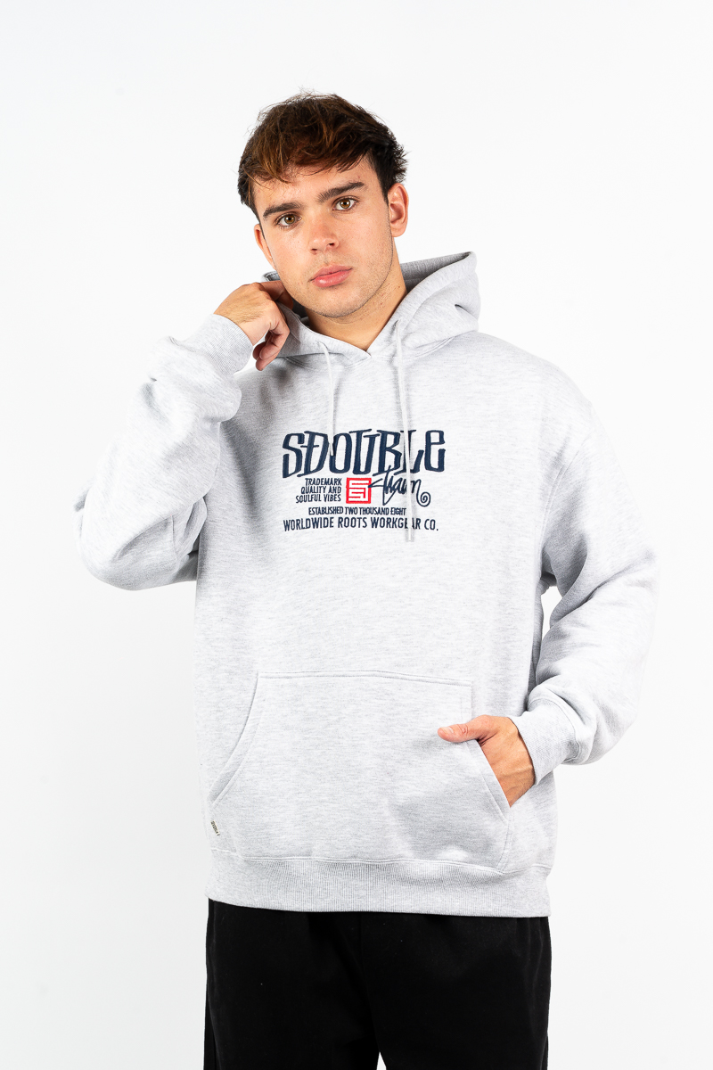 ☆FREEDOM☆ Powerhouse two-tone logo overfit hood gray PH24S Unisex Cruiser 2.0 iconic hoodie sweatshirt (STSU177)