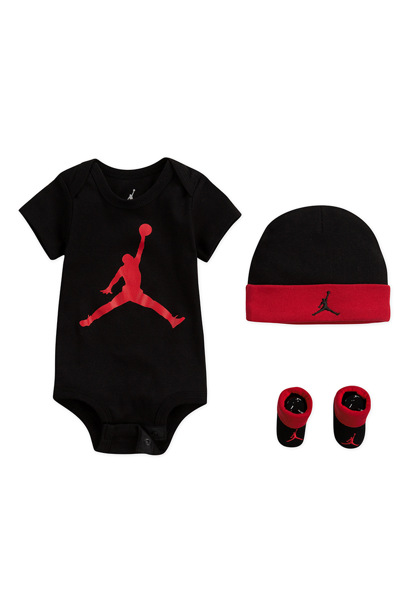 Jordan Jumpman 3 Piece Boxed Gift Set- Babies Black | Stateside Sports