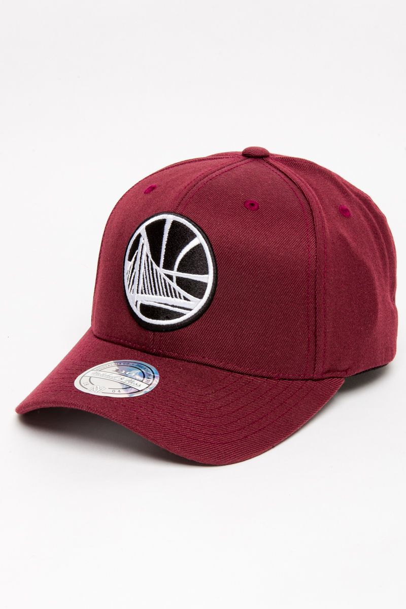 GOLDEN STATE WARRIORS MITCHELL AND NESS COLOUR POP 110 FLEXFIT SNAPBACK MAROON Stateside Sports