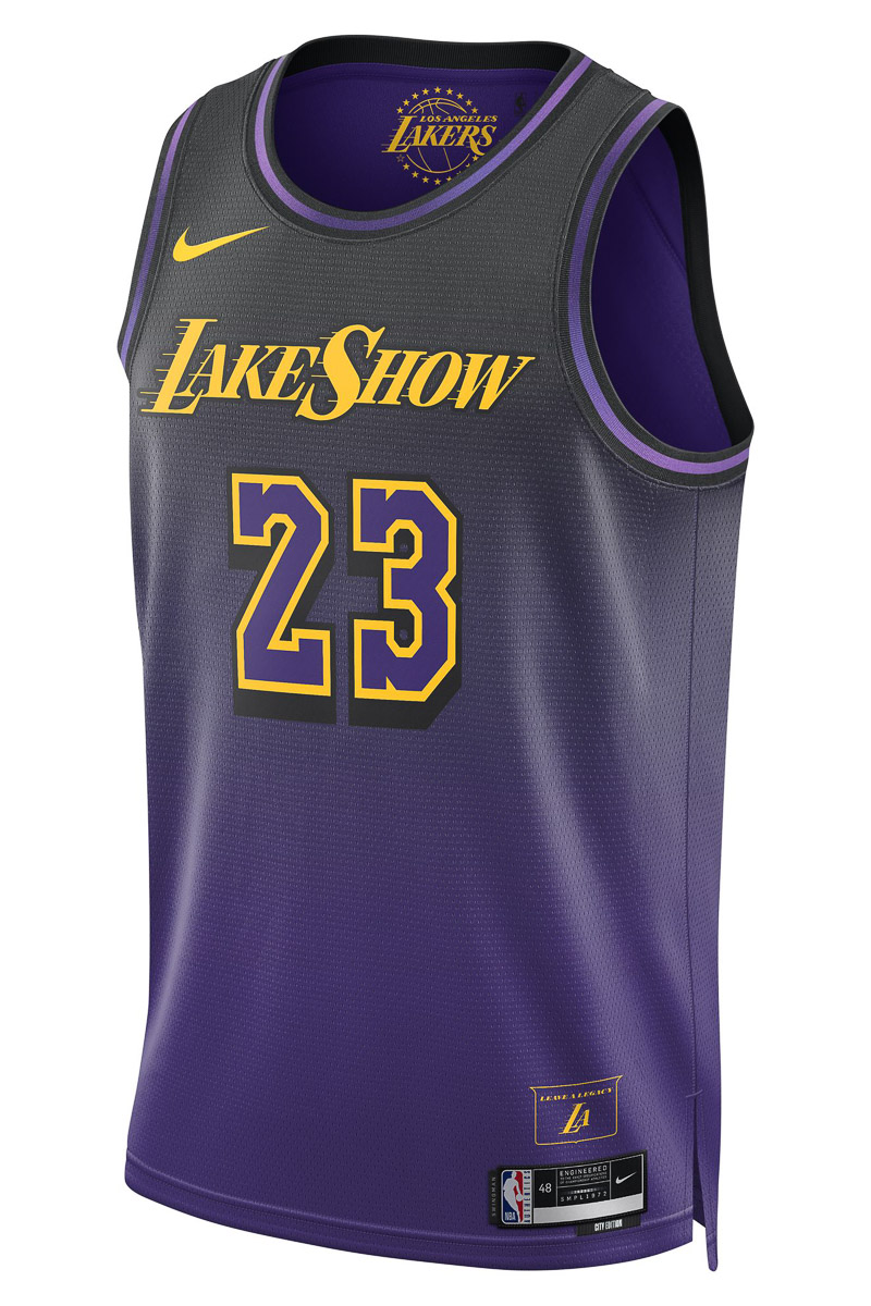 Lebron James Los Angeles Lakers City Edition Jersey Stateside Sports