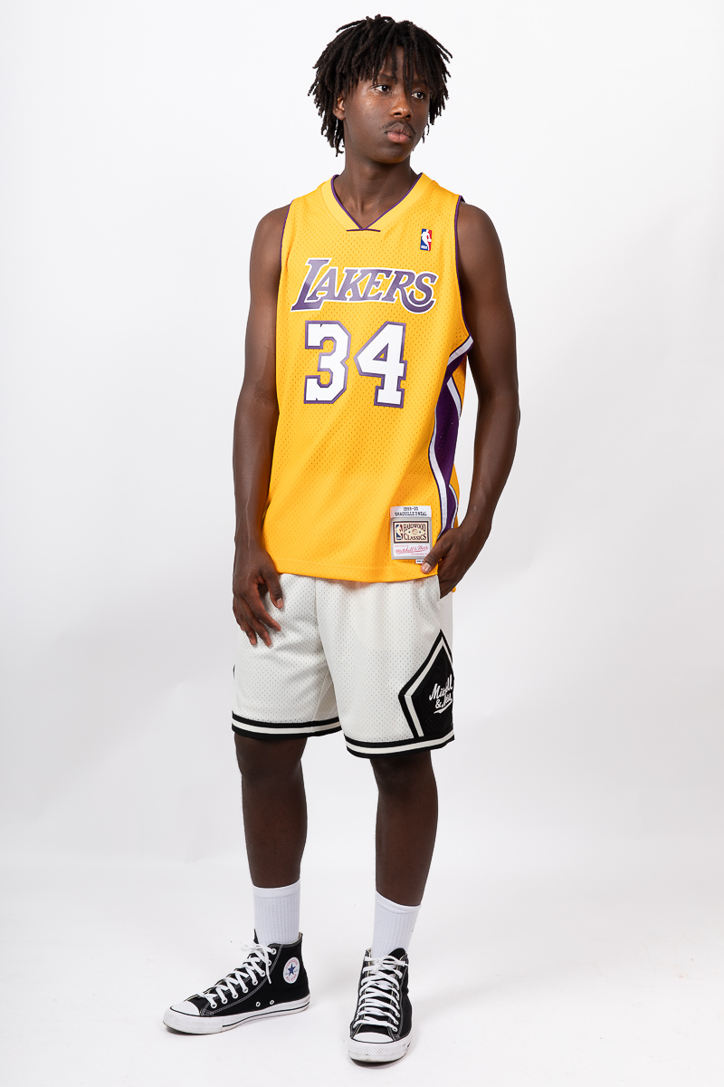 Shaquille O'Neal LA Lakers 99-00 Hardwood Classic Swingman