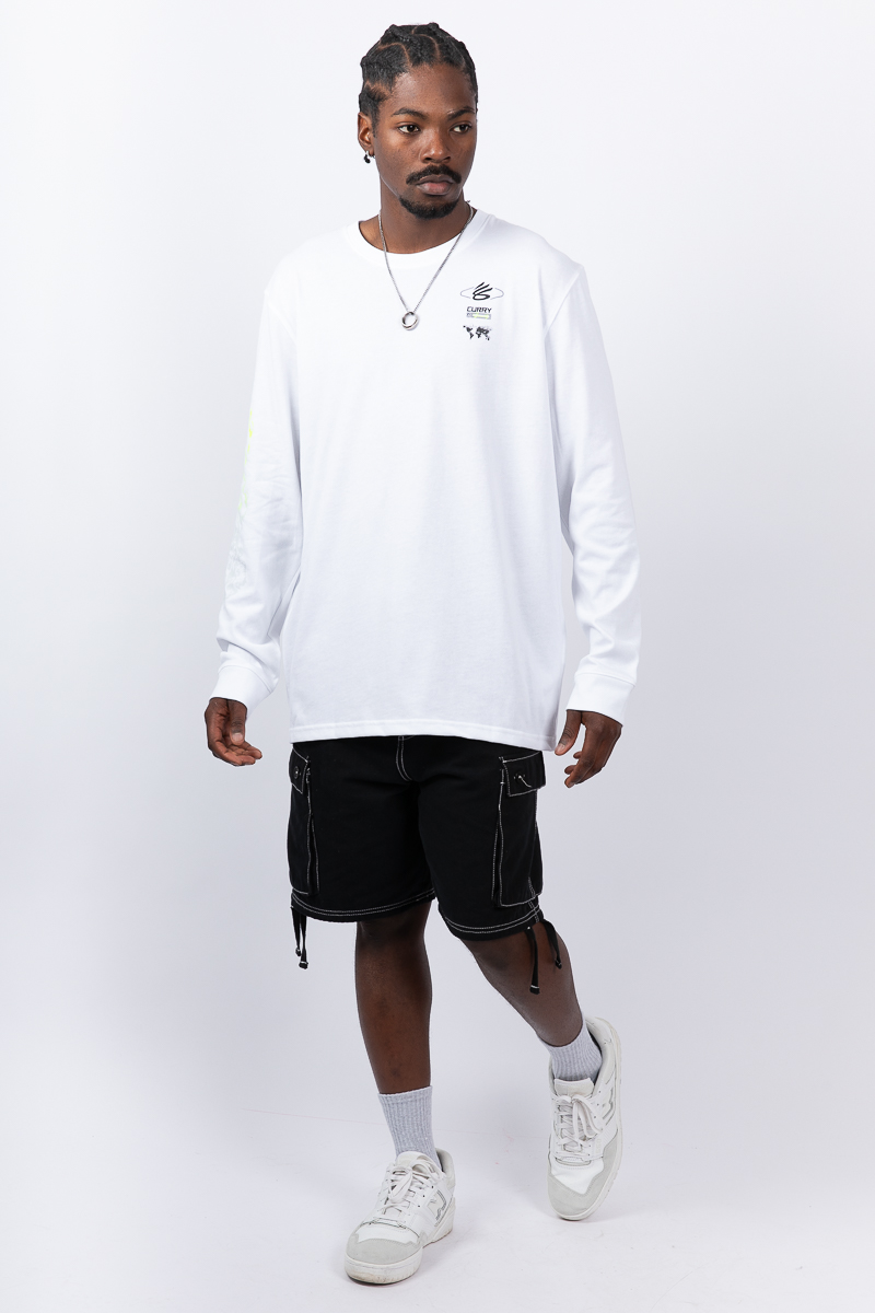 スウェット・トレーナー Men's Curry Verbiage Heavyweight Long Sleeve Curry Verbiage Heavyweight Men's Long Sleeve | Under Armour