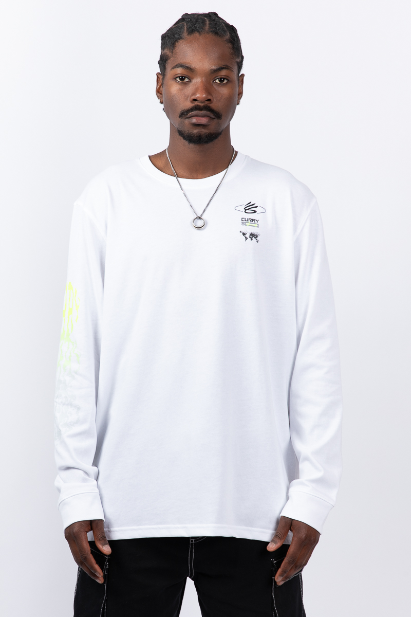スウェット・トレーナー Men's Curry Verbiage Heavyweight Long Sleeve Curry Verbiage Heavyweight Men's Long Sleeve | Under Armour