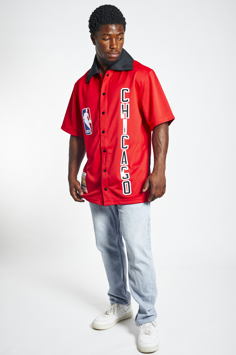 NBA Authentic Shooting Shirt Chicago Bulls Michael BLACK-METALLIC Jordan  1984-1985