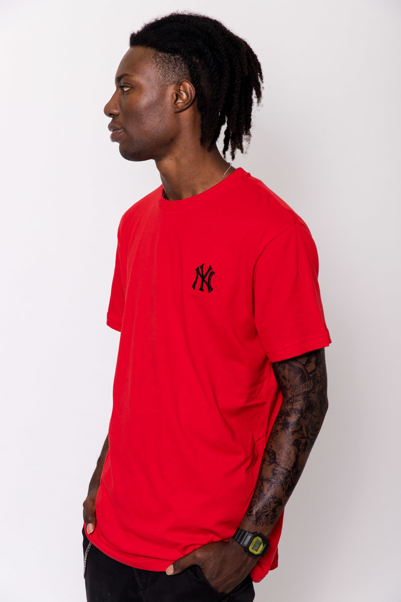 NEW YORK YANKEES DENNA T-SHIRT- MENS RED | Stateside Sports