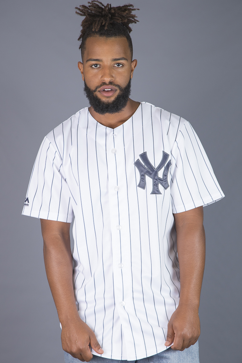 Men's 4XL New York Yankees MLB Authentics White Home Replica