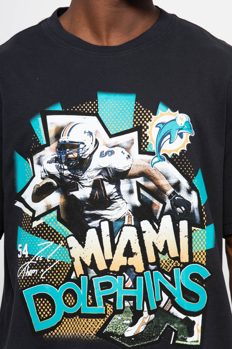 Majestic Athletic Miami Dolphins Collegiate Fade Crewneck Vintage