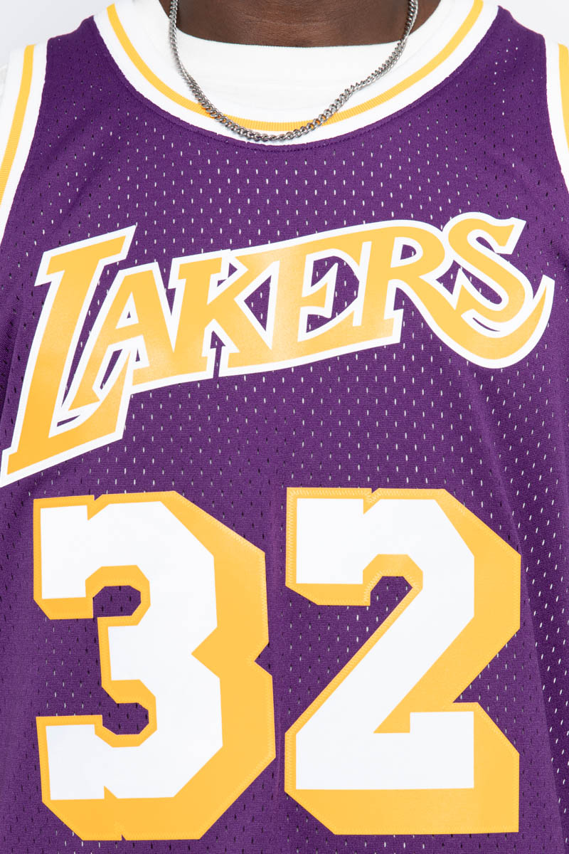 Magic Johnson 1984-85 Hardwood Classic Swingman NBA Jersey | Stateside ...