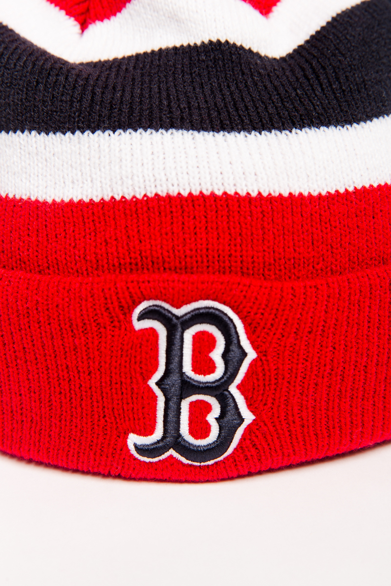 red sox pom pom hat