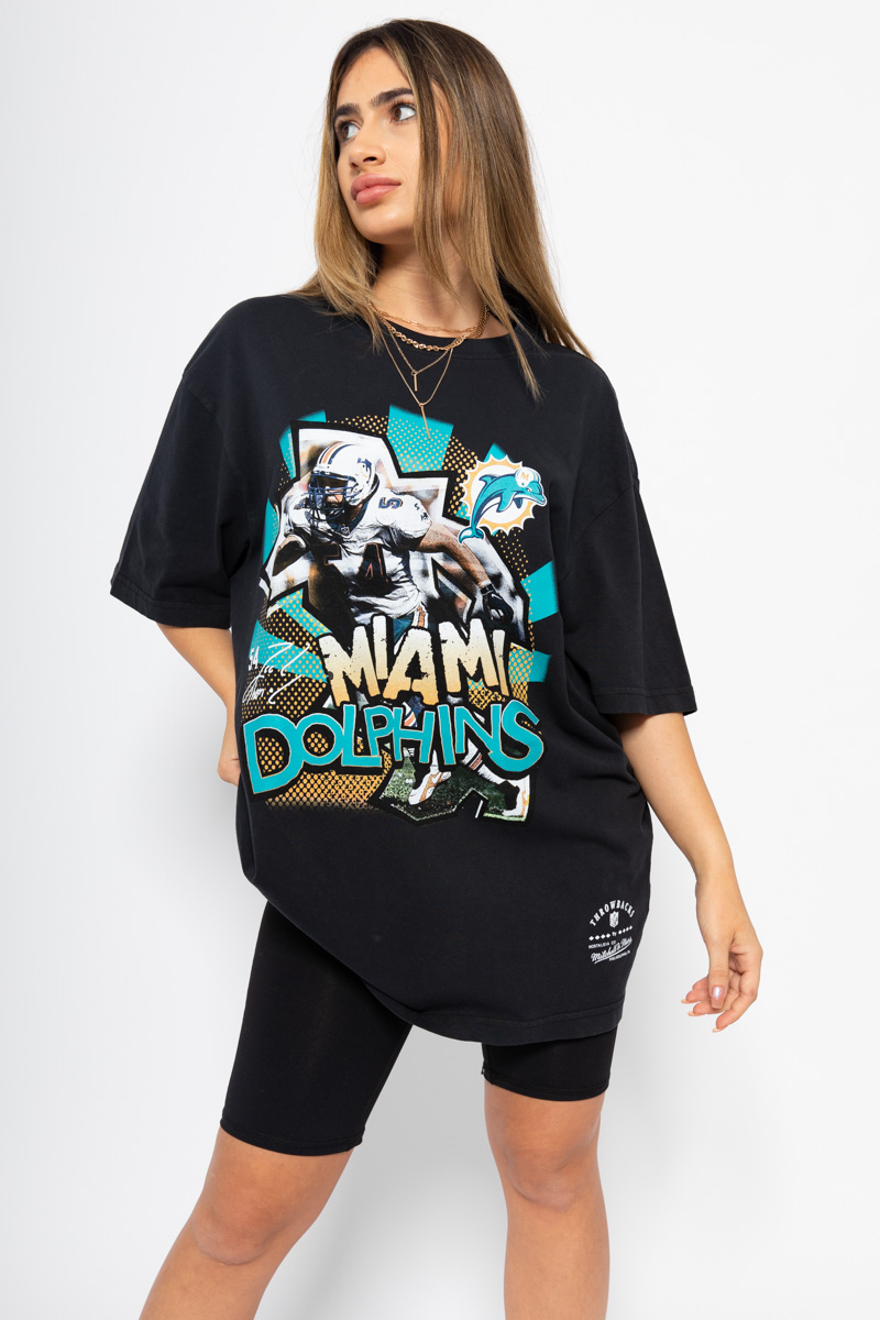 Miami Dolphins 1972 Crew Faded Black Sweatshirt