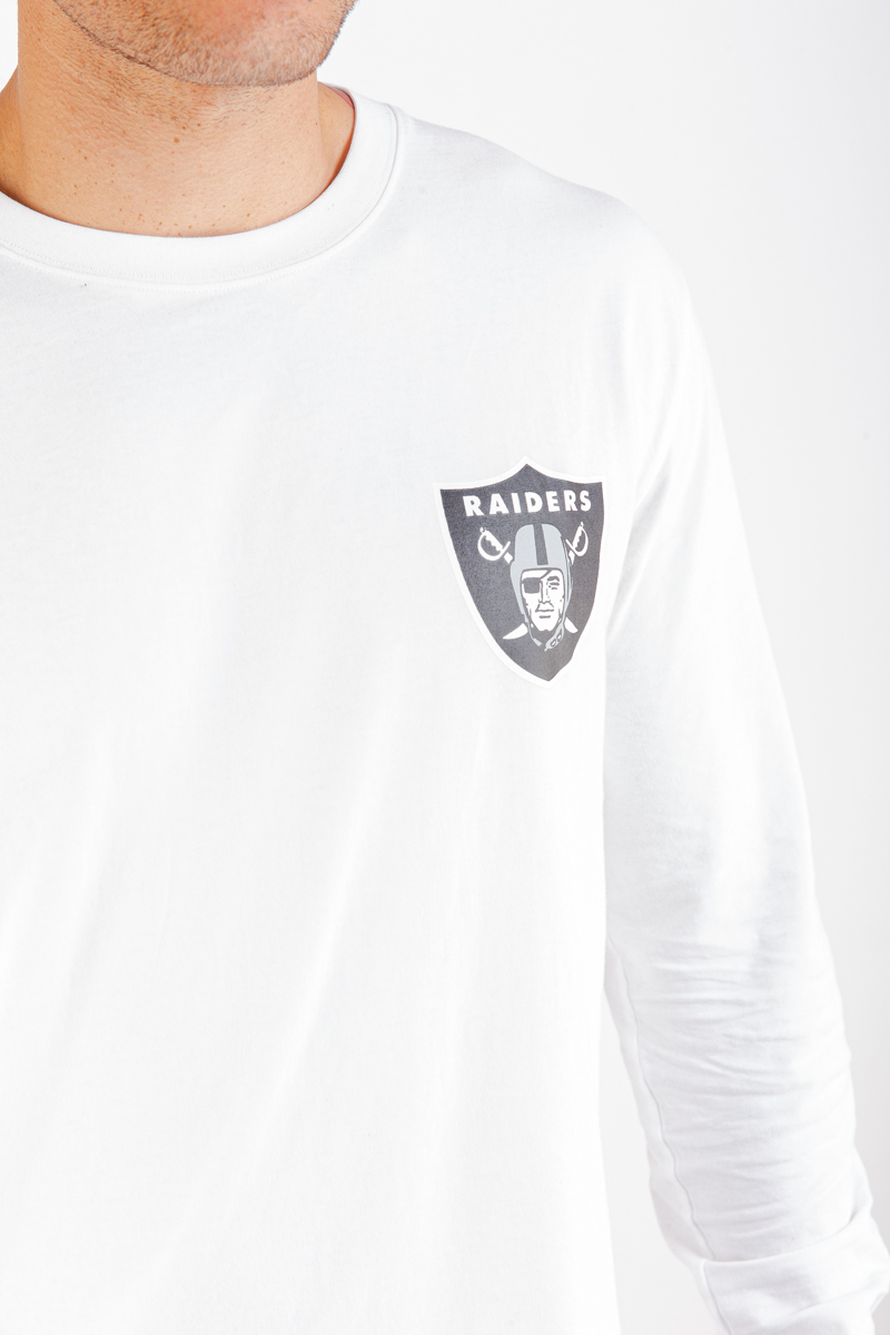 Shirts  Las Vegas Raiders Mens Long Sleeve Cursive Sleeve Printed