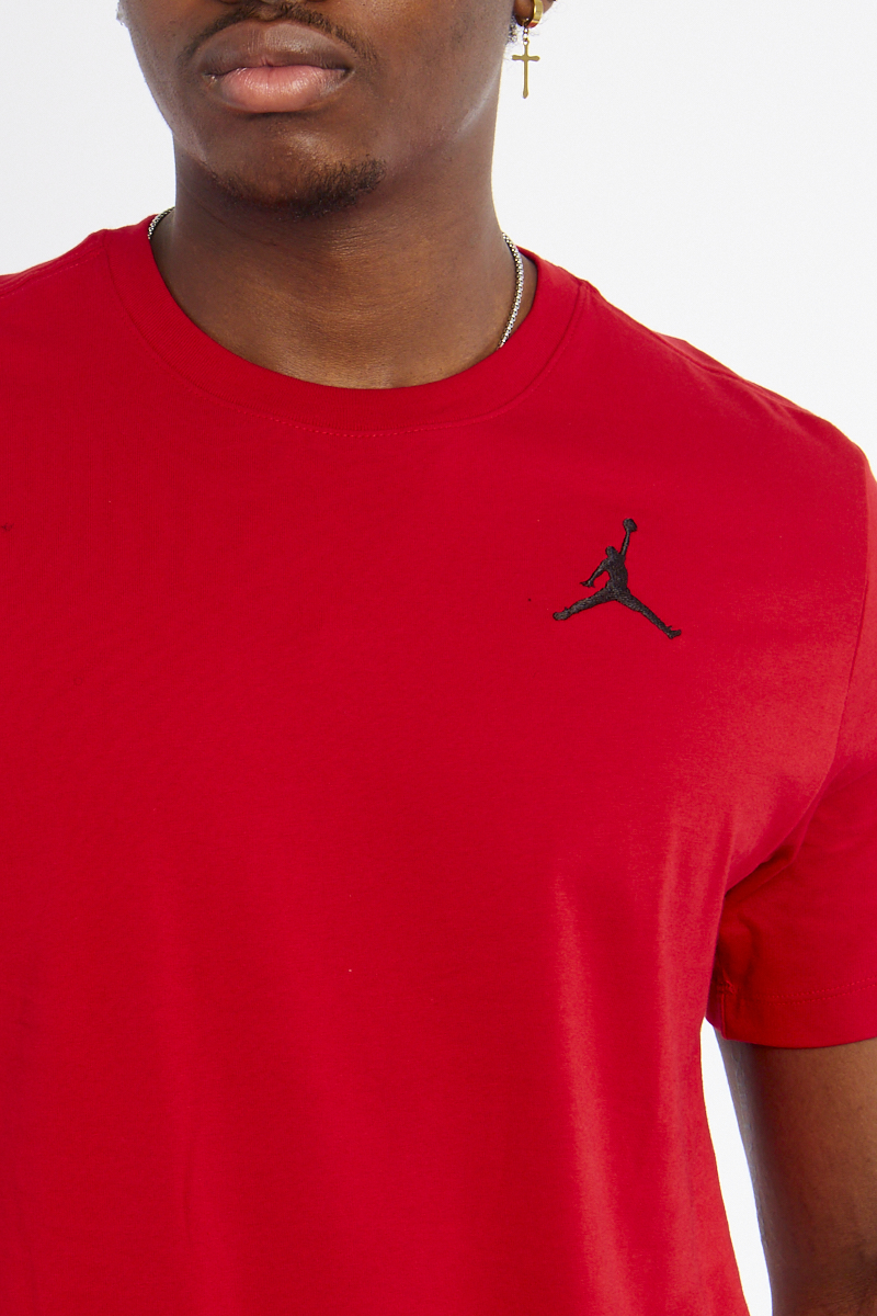 Jordan Jumpman Emblem Short Sleeve Crewneck T-Shirt in Red/Black ...