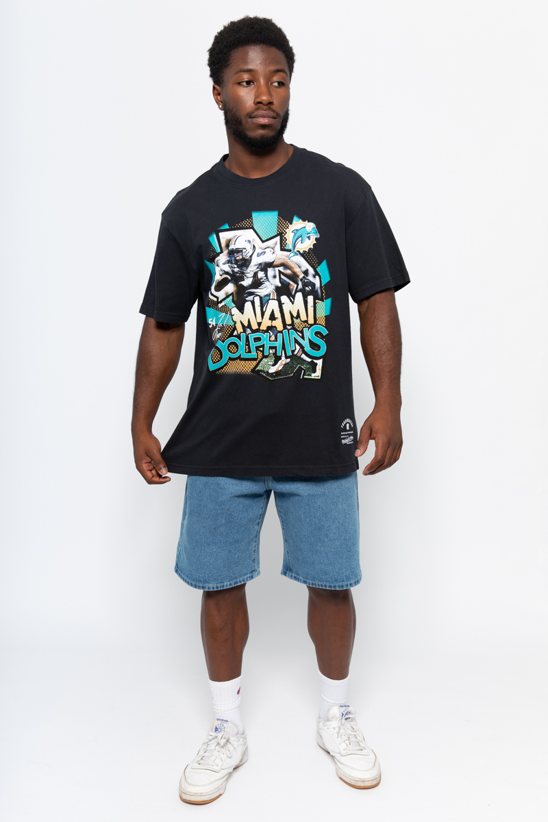 Mitchell & Ness Miami Dolphins 1972 Champs Crewneck Faded Black